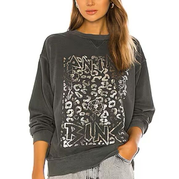 Anine Bing Ramona panther Sweatshirt - Picture 1 of 5